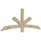 Ekena Millwork Alberta Rough Sawn Timber Gable Bracket, Douglas Fir, 72"W x 27"H x 2"D x 4"F, 9/12 Pitch GBW072X27X0204ALB00RDF - alternate 5